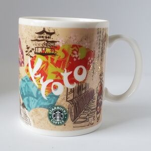 Starbucks Kyoto Mug Coffee Cup 2008 Artsy Design Series Japan City Geisha Temple